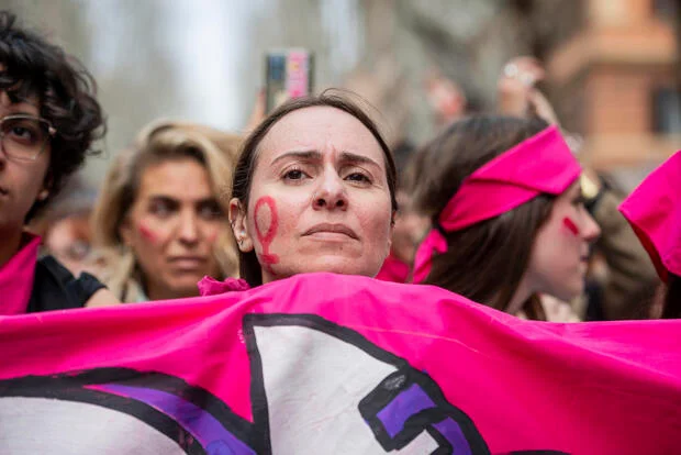 International Women’s Day protests demand equal rights and an end to discrimination, sexual violence