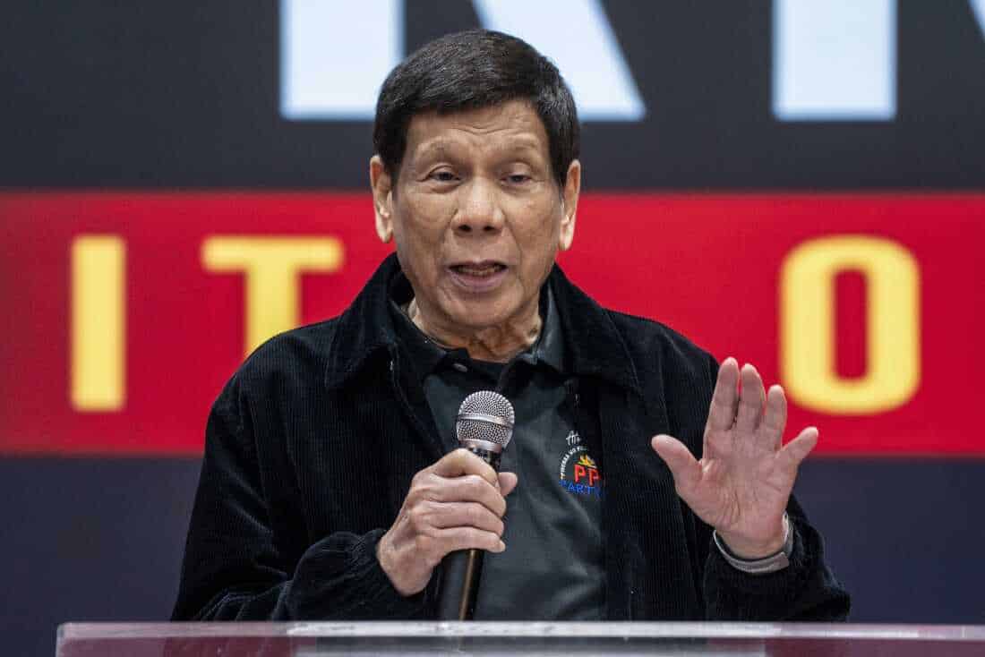 “Former Philippine President Rodrigo Duterte Arrested on ICC Warrant for Crimes Against Humanity”