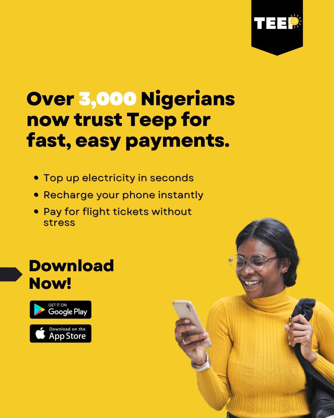 TEEP Welcomes 3,000+ Verified Users in Just 2 Weeks — Nigeria’s New Favorite for Utility Payment