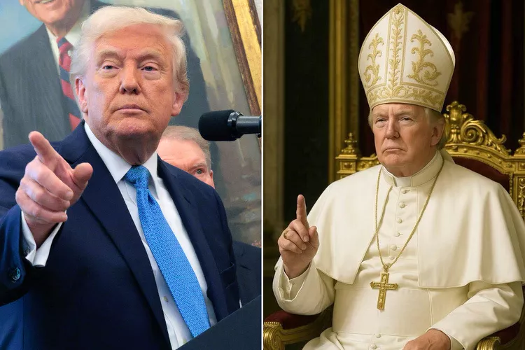 Donald Trump Shares Fake Photo of Himself as the Pope Days After Saying He’s His ‘Number One Choice’ for Pontiff’s Replacement