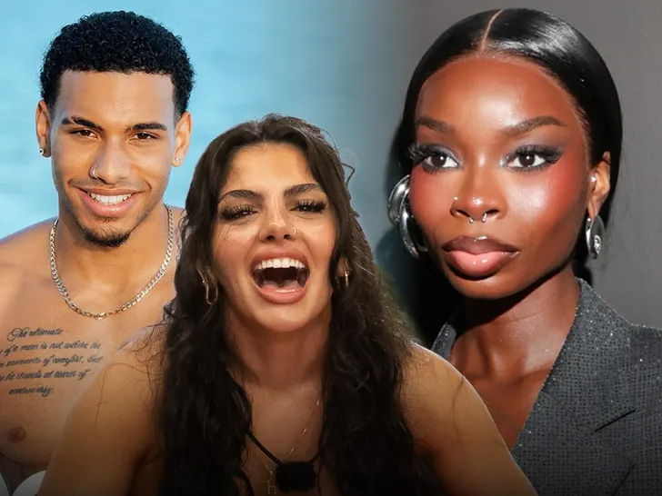 ‘Love Island USA’ No Laughing Matter … Huda & Louis Flamed for Giggling at N-Bomb
