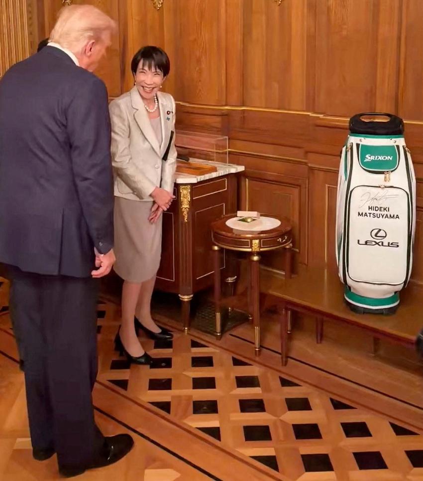 With golfing gifts, Takaichi invokes Abe’s legacy to forge Trump bond