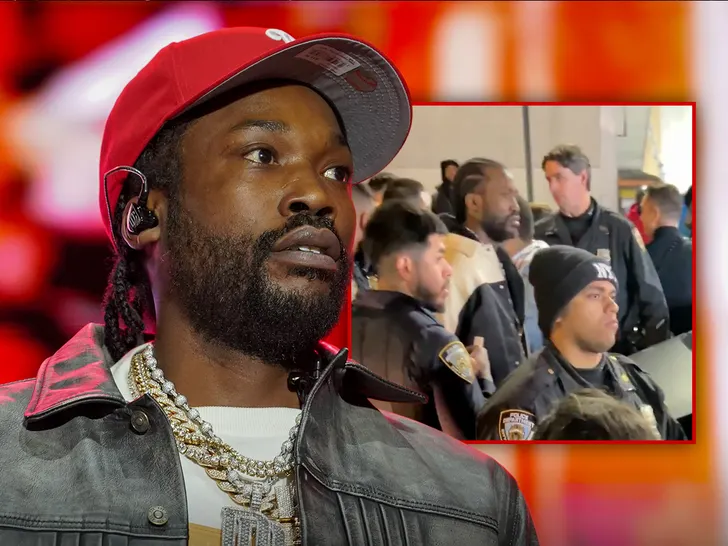 Meek Mill Cuffed in NYC … Not Arrested Despite Viral Claims