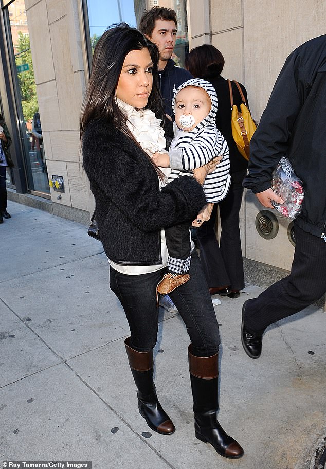 Kourtney Kardashian says she had “no idea what to do” as a first-time mum at 30