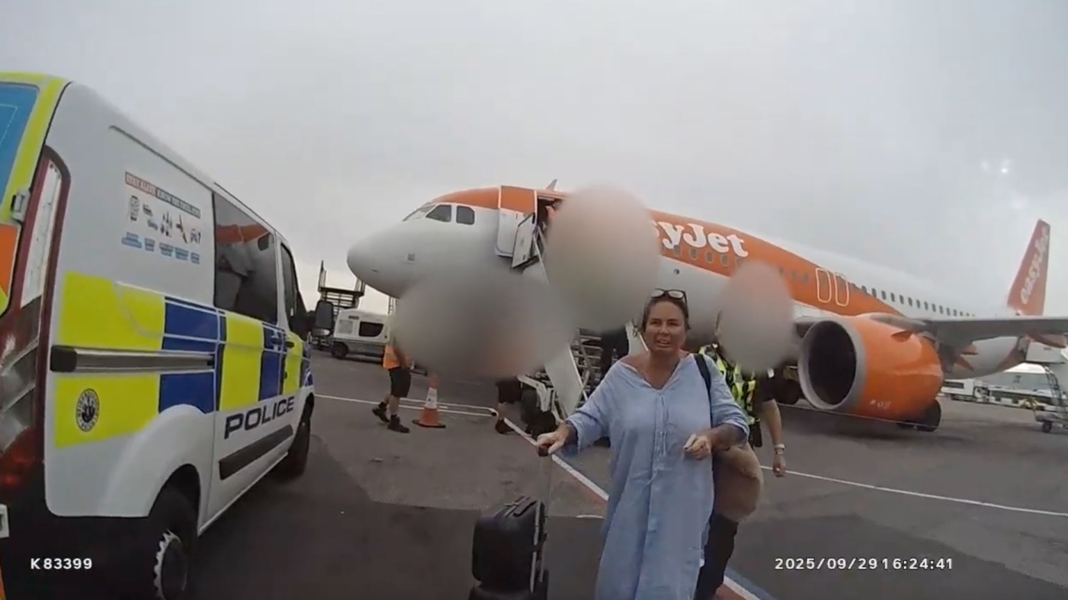 Female drug lord arrested on flight seconds after landing back in UK