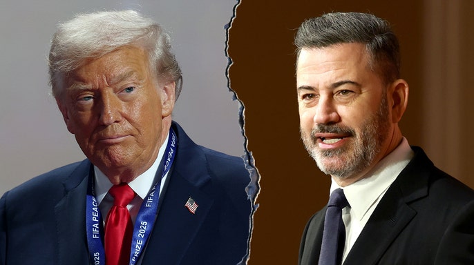 Trump takes swipe at Jimmy Kimmel’s talent while honoring Kennedy Center recipients in Oval Office