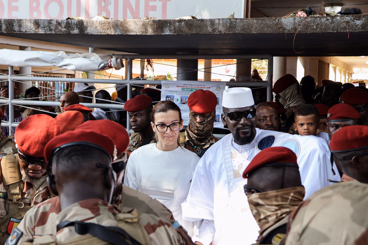Guinea coup leader Doumbouya wins presidential election, results show