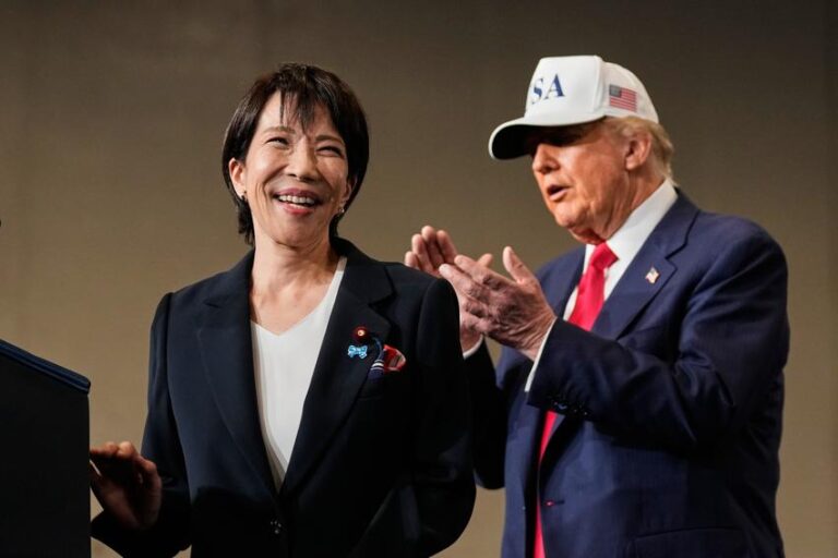 Trump touts his endorsement as playing role in Takaichi’s election win
