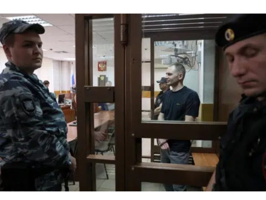 Russian politician who favours Ukraine ceasefire is jailed for seven years over social media posts
