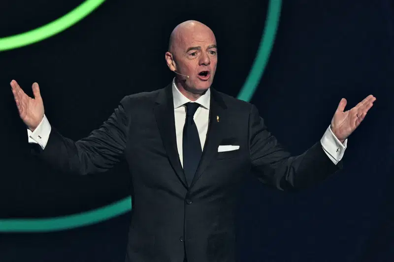 FIFA boss Infantino faces questions on eve of World Cup