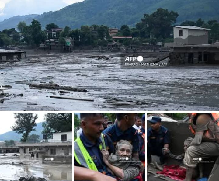 Hundreds missing, including 291 foreign tourists, as avalanche triggers flash floods on Nepal-Tibet border (videos)