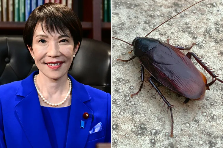 Japanese prime minister says she felt lonely and sad after cockroach was eliminated from her home