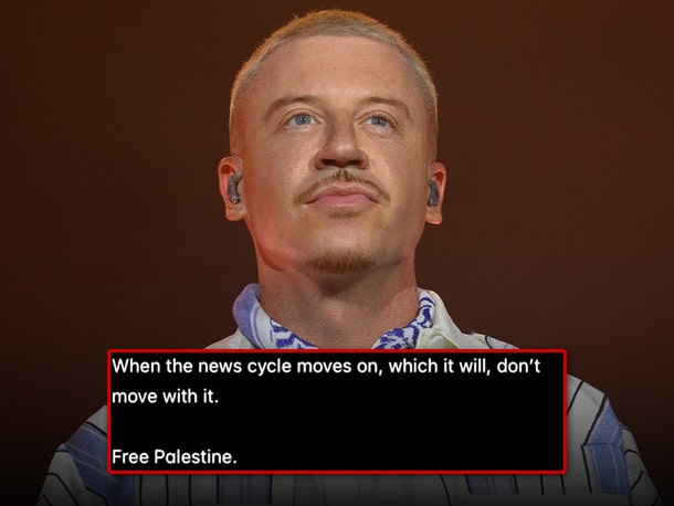 Macklemore pledges  million from Ed Sheeran tour earnings to Palestinian relief, challenges Robert Kraft to match him