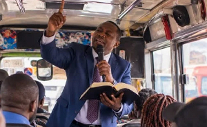 Mahama defends bus preaching ban: it’s about public safety, not silencing the church