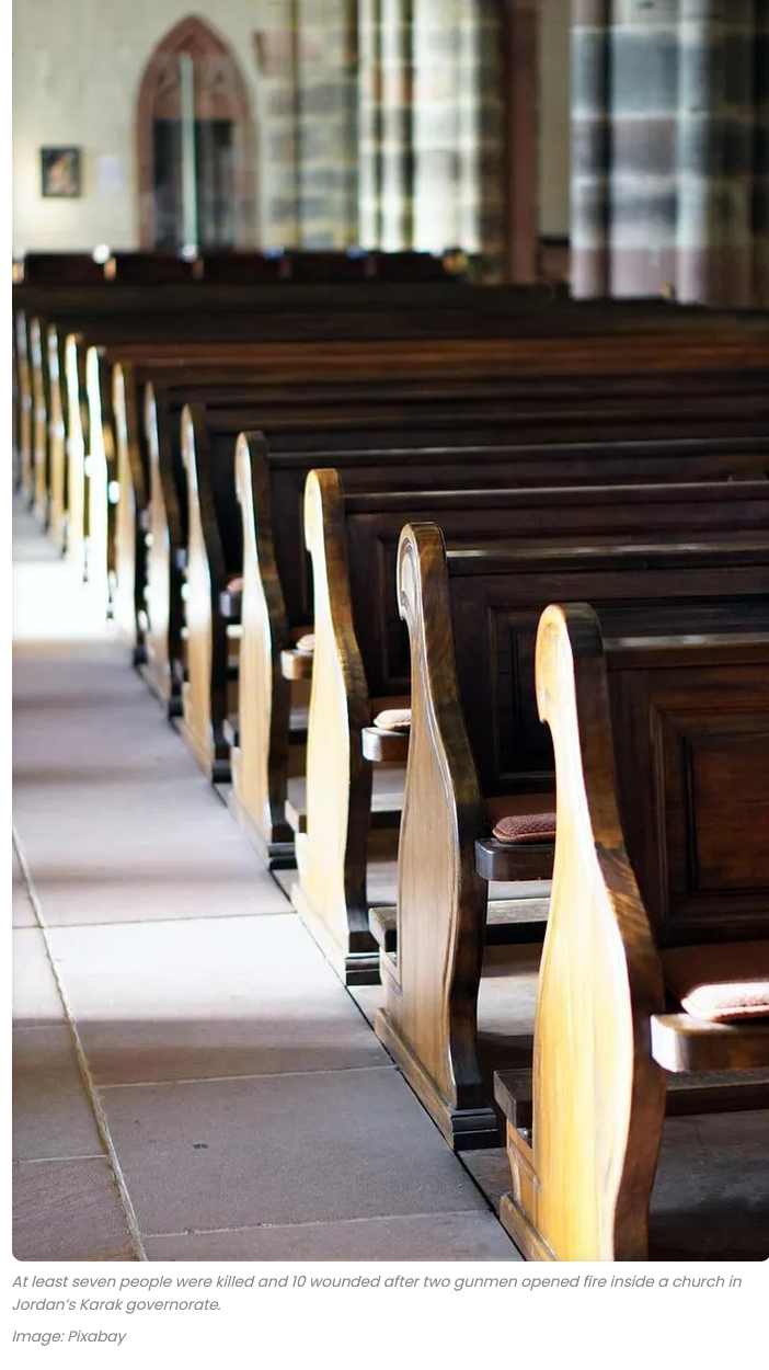 South Africa: Seven killed as gunmen open fire during funeral at Jordan church