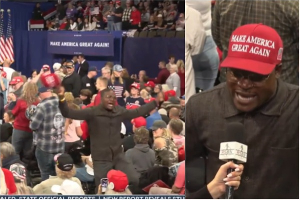 Ghanaian-American Man Steals Show at Donald Trump Rally in Kentucky